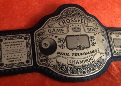 Crossfelt Game Room Championship Belt