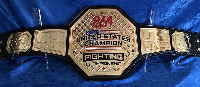 864 MMA Championship Belt.