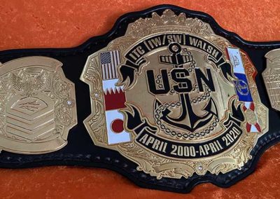United States Navy Retirement Championship Belt
