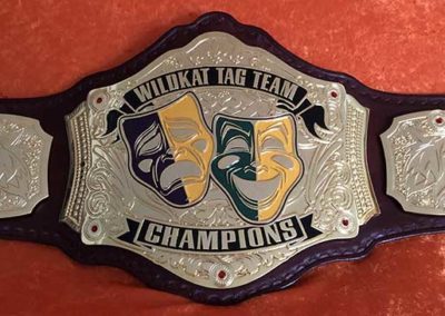 Wildkat Wrestling Tag Team Championship Belts