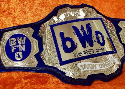 bWo Blue World Order Championship Belt