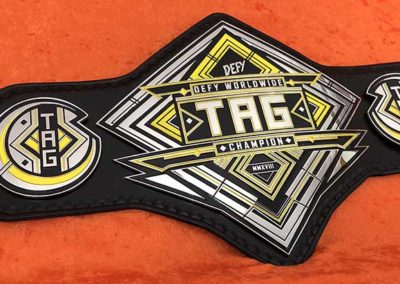 Defy Wrestling Tag Team Championship Belts