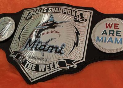 Miami Marlins Sales Championship Belts