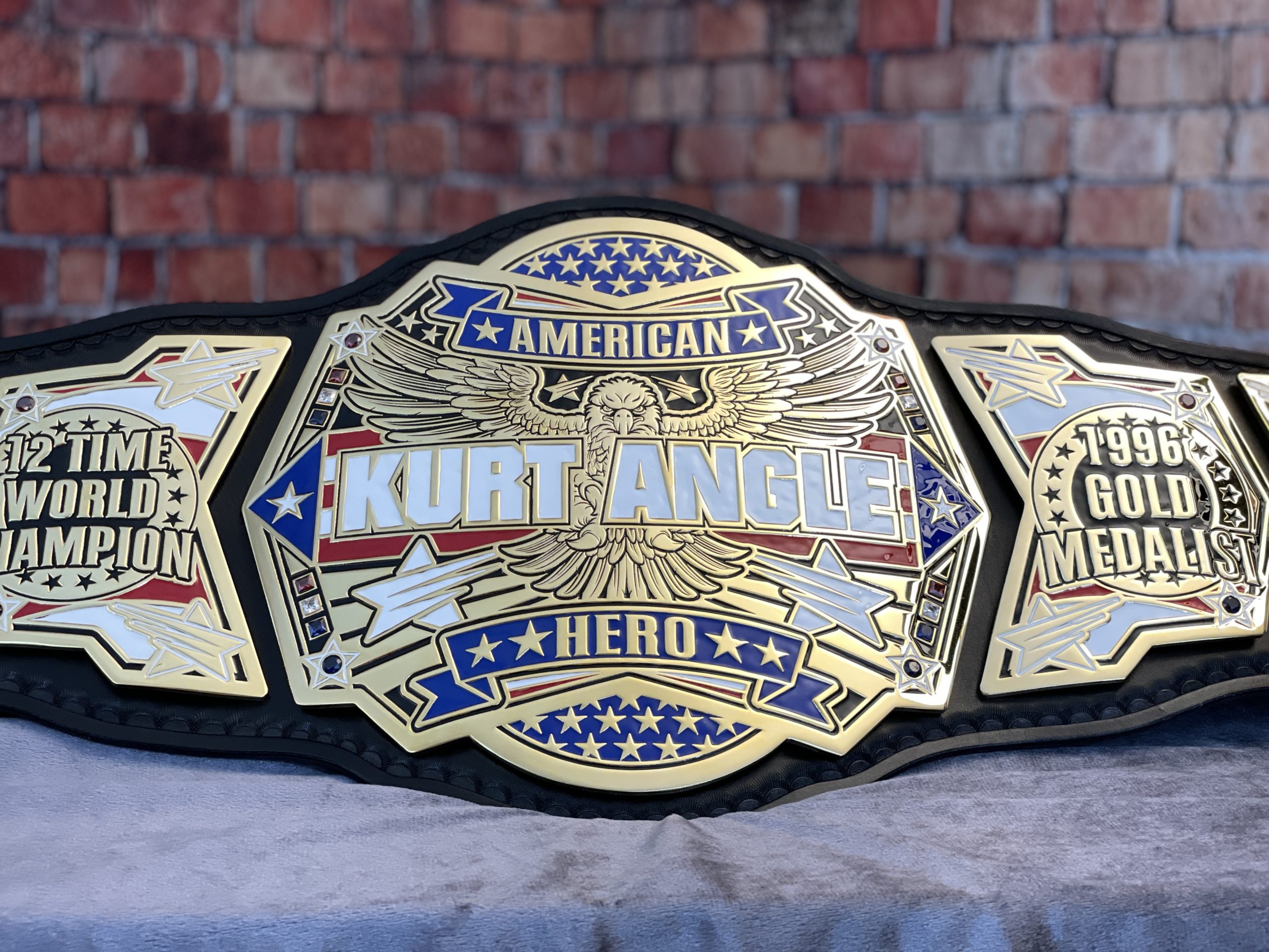 Kurt Angle Championship belt (from Wildcat Championship Belt facebook ...