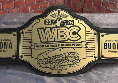 Buona's World Beef Eating Champion